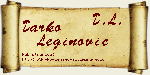Darko Leginović vizit kartica
